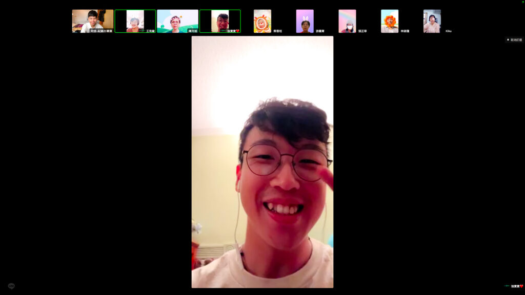 強強在美國與我們連線